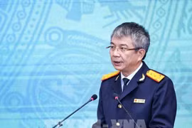 Le directeur général du Département général des impôts Mai Xuan Thanh lors de la conférence. Photo: VNA