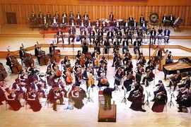 L'Orchestre symphonique national du Vietnam.
