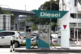 Une station-service Petronas à Kuala Lumpur. Photo : VNA