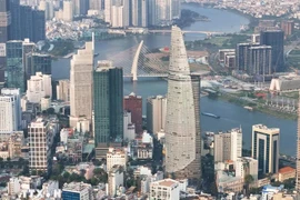 La tour financière Bitexco est l'un des symboles de Hô Chi Minh-Ville. (Photo : Hong Dat/VNA)