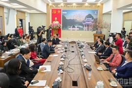 Cérémonie de lancement du clip « Song From A Secret Garden – Secret Garden in Vietnam ». Photo : Nhan Dan.