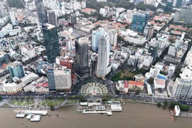 Vue du Centre financier international du Vietnam à Hô Chi Minh-Ville (Photo : VNA)