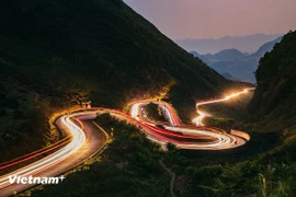 Des routes de cols de montagne uniques. Photo : Vietnamplus