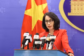 La porte-parole du ministère vietnamien des Affaires étrangères, Pham Thu Hang. Photo : VNA