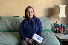 Poldi Sosa Schmidt, présidente de l'Institut culturel Argentine-Vietnam (ICAV). Photo : VNA