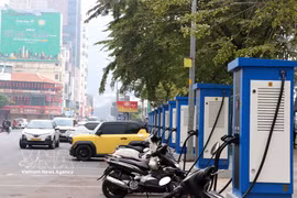 Ho Chi Minh-Ville met l’accent sur le développement des infrastructures de recharge et des stations d’échange de batteries pour les véhicules électriques. Photo : VNA