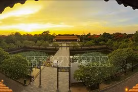 Une vue du palais Thai Hoa de la vieille ville de Huê. Photo : VNA