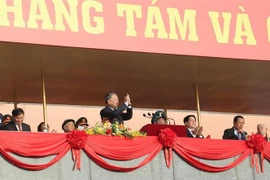 Le secrétaire général du Comité central du Parti communiste du Vietnam To Lam lors de la cérémonie nationale de célébration des 80 ans de la Fête nationale. Photo : VNA