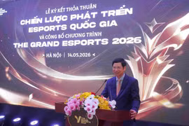 Le vice-ministre de la Culture, des Sports et du Tourisme, Ho An Phong, prend la parole lors de l'événement. Photo fournie par les organisateurs