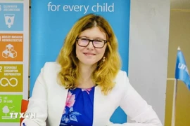 La représentante de l'UNICEF au Vietnam, Silvia Danailov. (Photo: VNA)