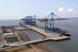 La première phase du port Germalink est désormais opérationnelle. Photo : VNA.