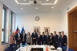 Le lieutenant-général Lê Van Tuyên, vice-ministre de la Sécurité publique, a conduit une délégation du ministère vietnamien de la Sécurité publique pour une visite de travail en Allemagne du 17 au 21 septembre. Photo : VNA