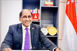 L'ambassadeur de Singapour au Vietnam, Jaya Ratnam. Photo : VNA