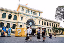 Le poste central, ouvrage architectural emblématique au cœur de Hô Chi Minh-Ville. Photo : VNA