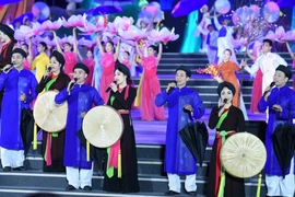 Le quan họ de Bac Ninh – patrimoine culturel immatériel représentatif de l’humanité. Photo : VNA
