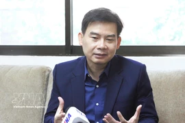 Le Dr Chheang Vannarith, secrétaire général adjoint et chef du groupe consultatif de l’Assemblée nationale du Cambodge. Photo : VNA