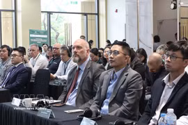 Des délégués lors de la conférence. Photo : VNA