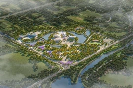 Un projet du parc et complexe sportif Me Linh.(Photo : nhandan.vn)