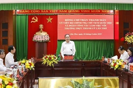 Le président de l'Assemblée nationale, Tran Thanh Man. Photo : VNA
