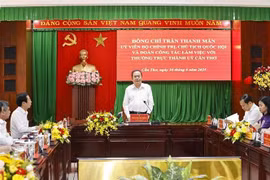Le président de l'Assemblée nationale, Tran Thanh Man. Photo : VNA