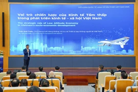 Vue du Forum vietnamien sur l'économie de basse altitude 2025 à Hanoï le 14 novembre 2025 (Photo : VNA)