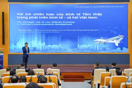 Vue du Forum vietnamien sur l'économie de basse altitude 2025 à Hanoï le 14 novembre 2025 (Photo : VNA)