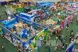 La Foire du Printemps 2026 se déroulera du 2 au 8 février 2026 au Centre national des expositions du Vietnam (VEC), dans la commune de Dong Anh à Hanoï. Photo : VNA