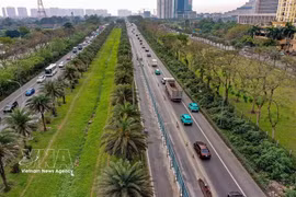 L'avenue Thăng Long à Hà Nội. Photo VNA
