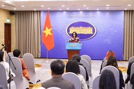 Lors du point de presse périodique du ministère des Affaires étrangères. Photo : VNA