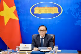 Le secrétaire du Comité central du Parti et ministre vietnamien par intérim des Affaires étrangères, Lê Hoai Trung. Photo : VNA