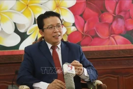 Le directeur adjoint de l'Académie nationale lao de politique et d'administration publique (NAPPA), Daosavanh Kheuamixay. Photo : VNA