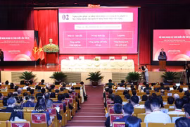 Panorama de la 22e Conférence nationale des affaires étrangères locales. Photo : VNA