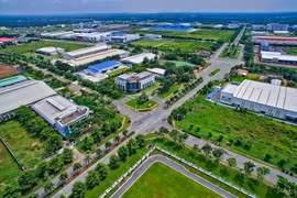 Une zone industrielle à Hô Chi Minh-Ville. Le Vietnam consolide sa position de destination privilégiée pour les investissements industriels mondiaux. Photo : Internet