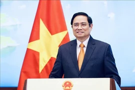 Le Premier ministre Pham Minh Chinh assume la présidence du Comité national de pilotage chargé de la mise en œuvre de la Résolution n°79-NQ/TW du 6 janvier 2026 du Bureau politique relative au développement de l’économie publique. Photo : VNA