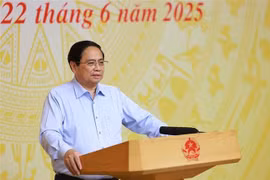 Le Première ministre Pham Minh Chinh lors de l'événement. Photo : VNA
