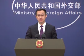 Lin Jian, porte-parole du ministère chinois des Affaires étrangères. Photo: VCG