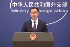 Lin Jian, porte-parole du ministère chinois des Affaires étrangères. Photo: VCG