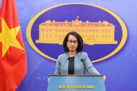 La porte-parole du ministère des Affaires étrangères, Pham Thu Hang. Photo : VNA