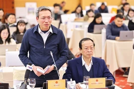 Le général de division Nguyen Quoc Toan, chef du bureau du ministère de la Sécurité publique et son porte-parole.