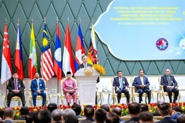 Le Premier ministre cambodgien Hun Mane s'est exprimé lors de la 13e Réunion ministérielle de l'ASEAN sur la gestion des catastrophes (AMMDM) et de la 14e Conférence des Parties (COP) à l'Accord de l'ASEAN sur la gestion des catastrophes et les interventions d'urgence (AADMER). (Photo : AKP/VNA)