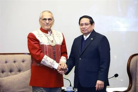 Le Premier ministre Pham Minh Chinh (droite) et le président timorais José Ramos-Horta. Photo : VNA