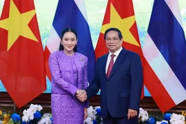 Le Premier ministre vietnamien Pham Minh Chinh et la Première ministre thailandaise Paetongtarn Shinawatra. Photo : VNA