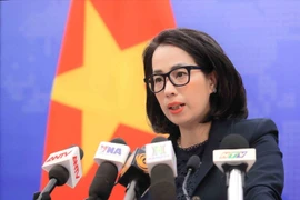 La porte-parole du ministère des Affaires étrangères Pham Thu Hang. Photo : VNA
