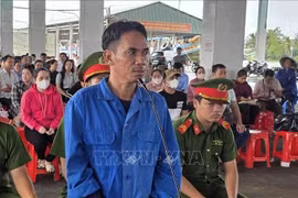 Lê Duy Tinh lors de l'audience. Photo : VNA