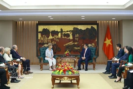 Lors de la rencontre. Photo : VNA 