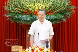 Le secrétaire général du Parti communiste du Vietnam et président de la République, To Lam. Photo : VNA