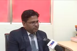 Le Dr Manish Kumar Singh, enseignant à la Faculté d’informatique de l’Université de Delhi (Inde). Photo : VNA
