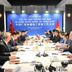 Vue de la conférence sur le commerce, la promotion des investissements et les relations d’affaires Vietnam-Chine (Guangxi), à Hanoi, le 26 novembre. Photo : VNA