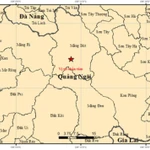 Le séisme de magnitude 4,0 qui s'est produit le matin du 21 février a été localisé dans la commune de Mang Den, province de Quang Ngai. Photo diffusée par VietnamPlus