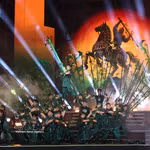 Spectacle lors de la cérémonie de lancement de la série d’événements sur la sécurité nationale. Photo: VNA